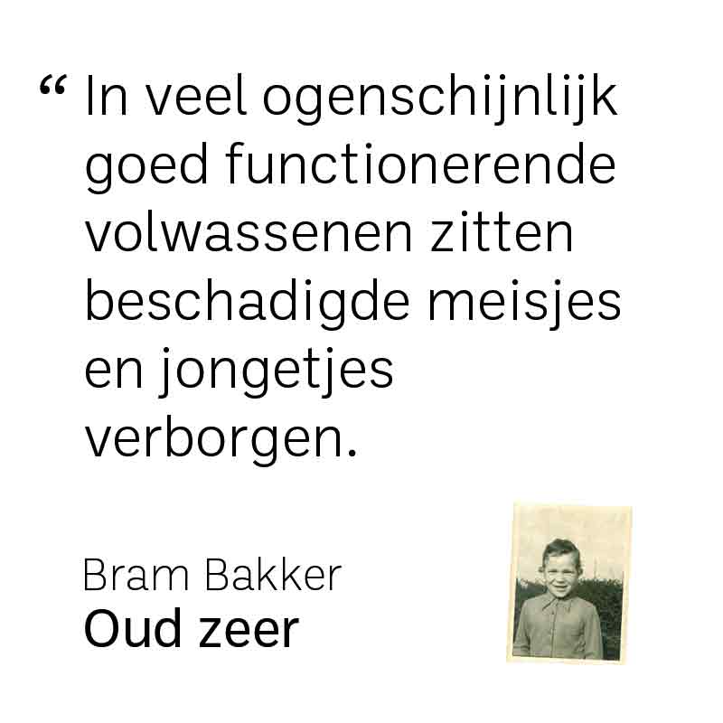 Bram Bakker nieuw boek Oud Zeer