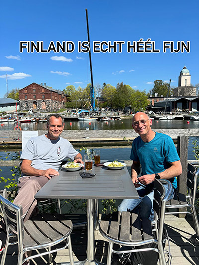Wat een ontspannen sfeer en aardige mensen …